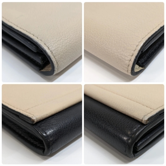 Louis Vuitton Portefeuille lockme wallet Ivory & Black EUC - Authentic - Picture 8 of 15